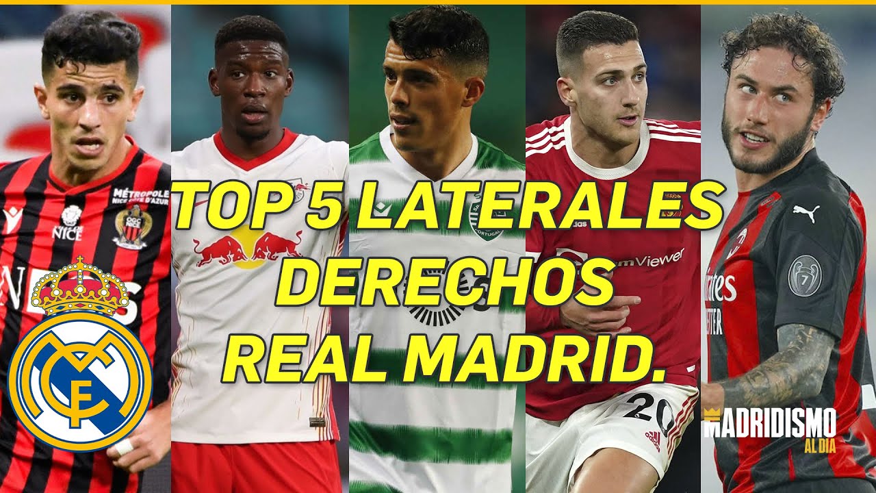 top 5 laterales real madrid